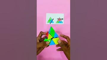 How to solve pyraminx cube #trendingshorts #youtubeshorts #rubikscube #shorts #3x3cube #coolvideo