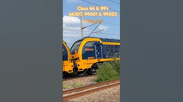 BRAND NEW Class 99 Locomotives Arrive in the UK Hauled in by Iconic Class 66 in Stunning GBRf Livery