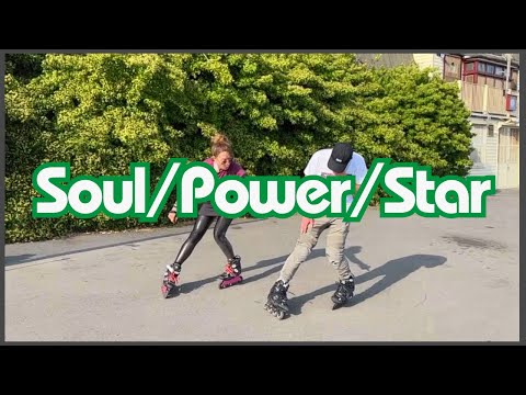 How to do Soul slide, Powerslide & Star slide combo on inline skates & rollerblades, coaching class