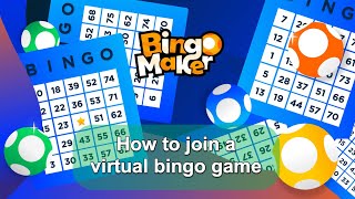 How to join a public virtual bingo game with Bingo Maker screenshot 5