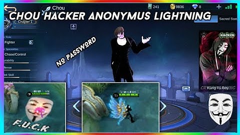 Script skin chou anonymous lightning full efek work all patch part 3