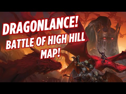 I Built a MASSIVE Dragonlance War Map (Battle of High Hill) 🐉