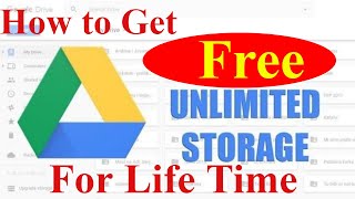 How to use unlimited storage on google drive||google drive me free me unlimited storage kaise paye||