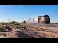 Sunset Route Moving Again — UP5254 Leads WB Past Red Rock
