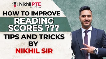 HOW TO IMPROVE READING || NIKHIL PTE TIPS AND TRICKS || #nikhilpte #pteacademic #pte90 #ptereading