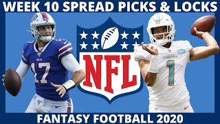 2020 NFL Week 10 Picks Against The Spread, NFL Game Previews, Locks