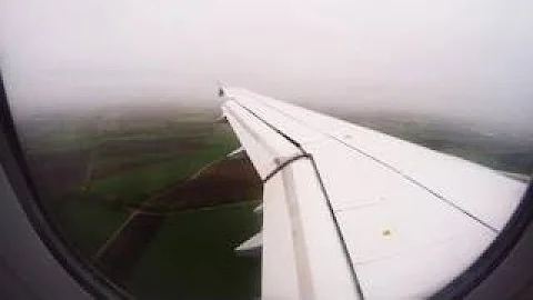 Lufthansa AIRBUS A320-200 Landing at Munich airport