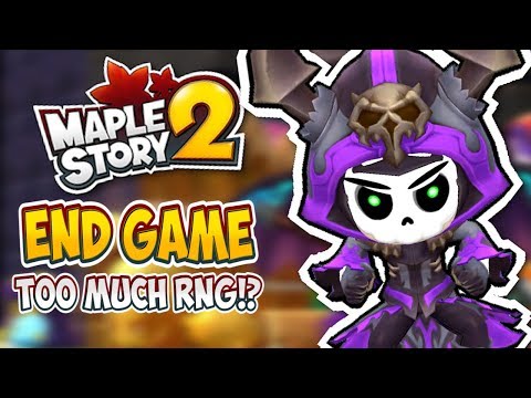 MAPLESTORY 2 END GAME IS TOO RANDOM FOR ME