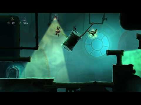 Видео: прохождение Rayman Legends #16 сюжет 20000 люмов под водой / смертельный свет / спасти Урсулу