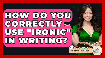 How Do You Correctly Use "ironic" In Writing? - Fictional Journeys