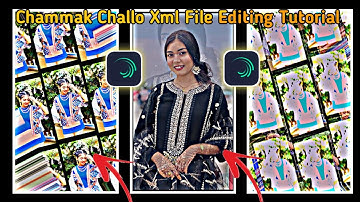 Chammak Challo New Trending Xml File Video Editing Tutorial | Alight Motion Xml File Editing