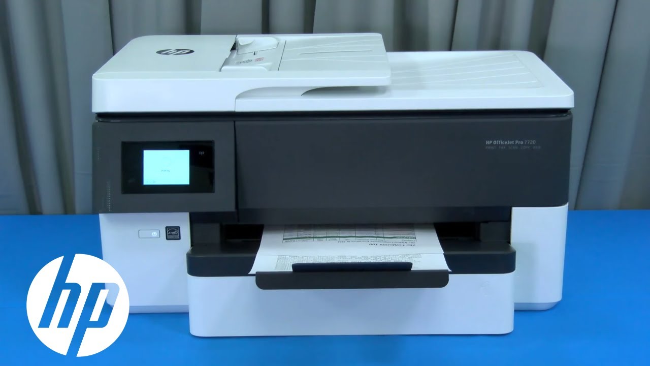 Comparative Performance Evaluation: 7720 Wide Format All-in-One | OfficeJet Pro | HP - YouTube
