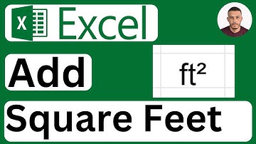 How to Add Square Feet (ft²) in Excel - Easy to Follow