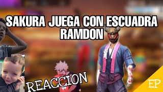 JUEGO CON EL SAKURA EN ESCUADRAS RAMDON/FREE FIRE REACCION/