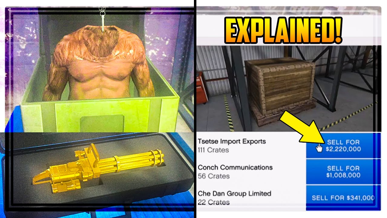 Gta 5 Ceo Crate Selling Explained Special Cargo How Much Money You Get More Youtube