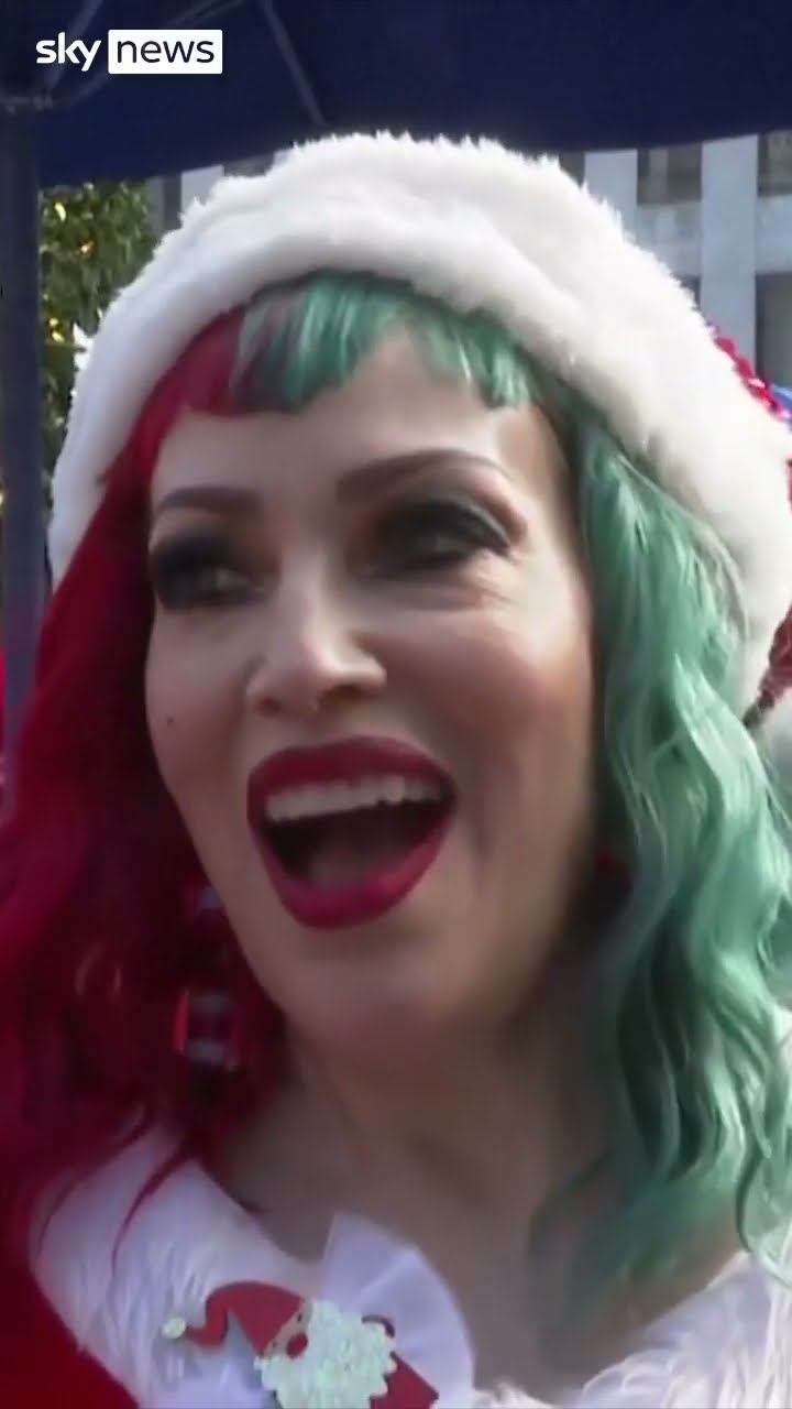 Santas gather for charity pub crawl