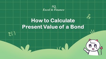 How to calculate present value of a bond
