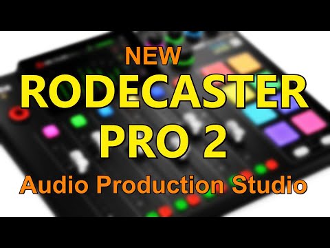 The INCREDIBLE New RodeCaster Pro 2 Audio Mixer from Rode - Unboxing and Tour