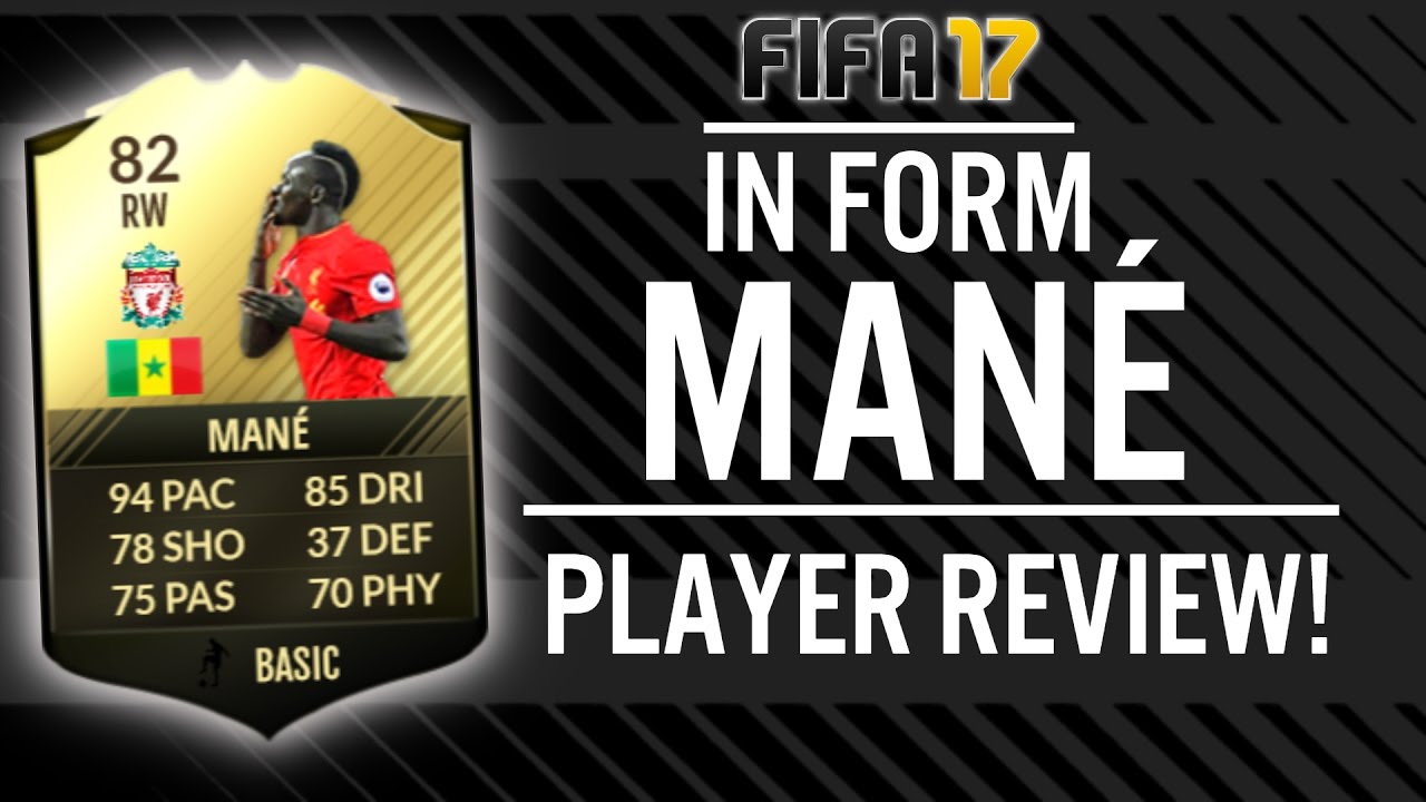 FIFA 17 IN FORM SADIO MANE (82) PLAYER REVIEW! | FIFA 17 ULTIMATE TEAM - YouTube