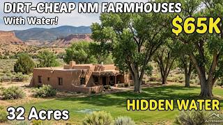 10 Dirt-Cheap New Mexico Farmhouses With Hidden Woods, Water, and Acreage