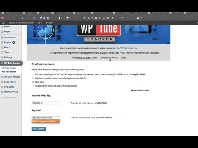 WP Tube Tracker Demo