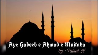 Aye habib e ahmad e mujtaba Salam. by : Faisal N Resimi