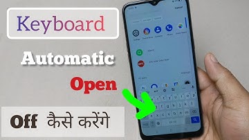 How to turn off automatic keyboard android - Realme menu auto keyboard off setting