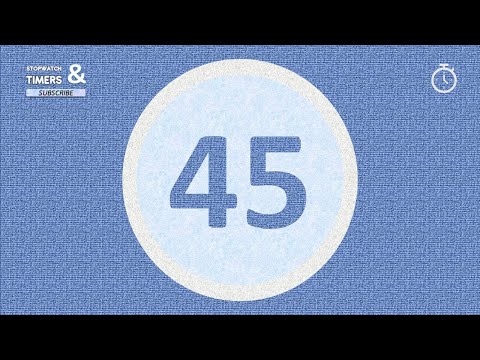 Countdown Clock 45 seconds | 45 seconds timer | 45 second countdown | Set a timer for 45 seconds