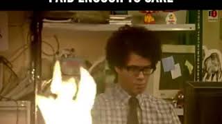 | 9GAG | When Sh*t's On Fire But You Didn't Get Paid Enough | IT Crowd Reaction