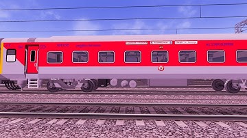 Howrah Rajdhani Express vs Sealdah Rajdhani Express in MSTS Open Rails