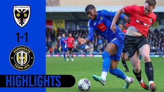 Wimbledon 1-1 Harrogate Town Highlights