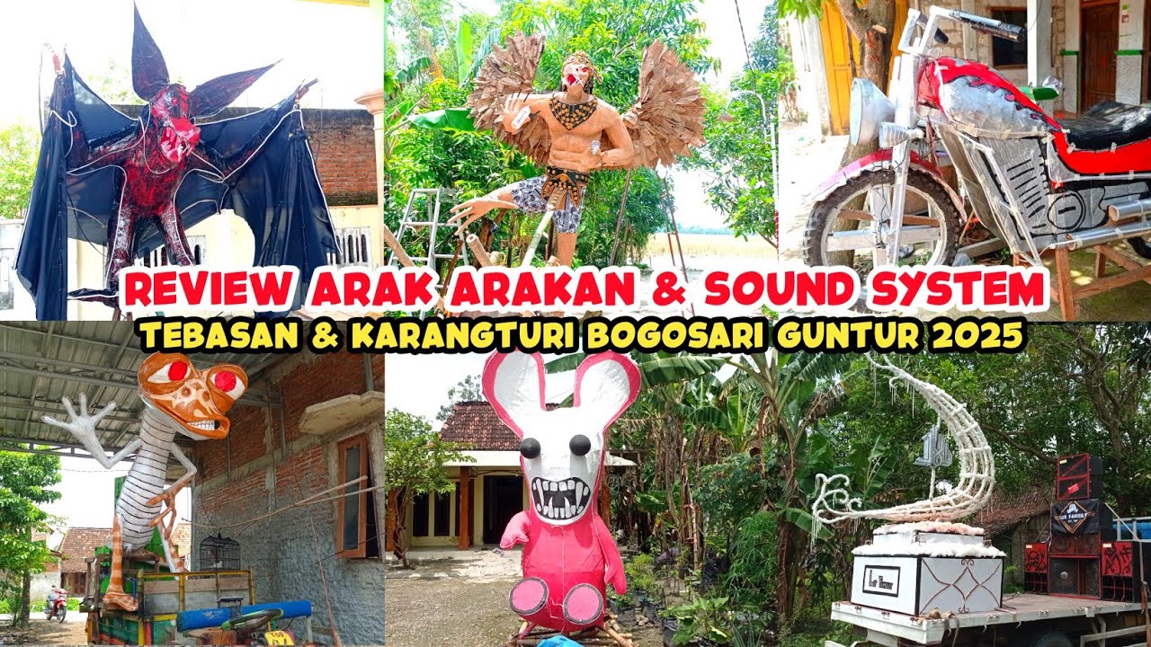 Ada Motor Keren❗Review Arak Arakan Takbir Keliling Tebasan & Karangturi, Bogosari 2025