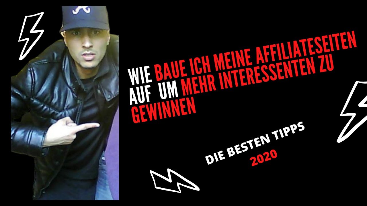 wie baue ich meine Affiliateseiten auf  um mehr interessenten zu gewinnen