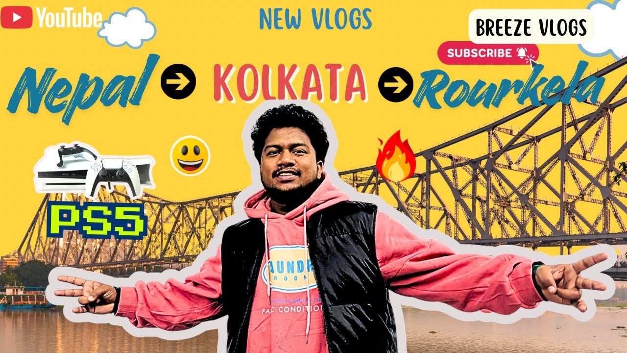  Nepal ➝ Kolkata ➝ Rourkela vlog Train: 15 hours late 😤Me: still smiling 😎Reason: PS5 saath me tha 🎮