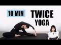 Twice inspired yoga workout  10 min full body stretch  ab workout  kpop idol fitness  mish choi