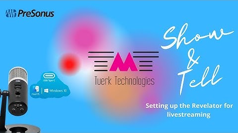 LIVE STREAMING with the PreSonus Revelator