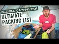 What To Pack Camping (Weekend Checklist)