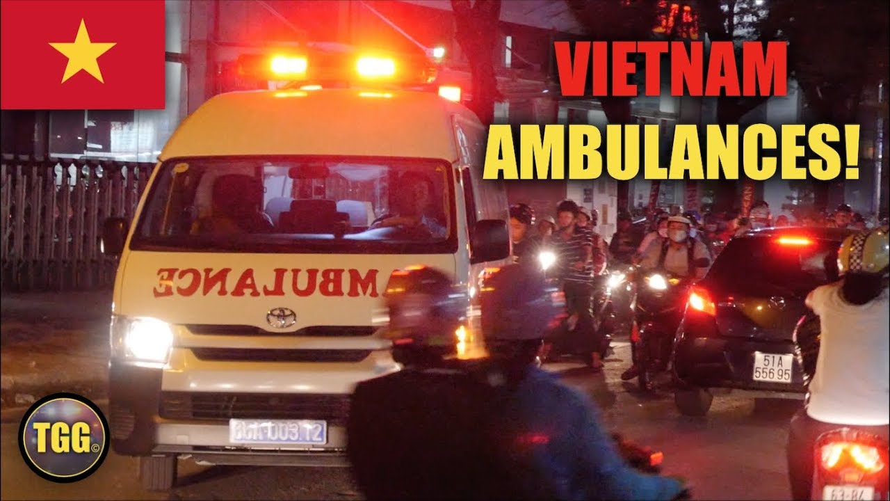 [Vietnam] Ambulances vs. Sea of Scooters!