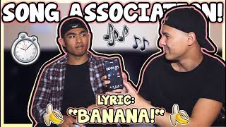 Sing a Song With THESE Words In It!? | SONG ASSOCIATION CHALLENGE