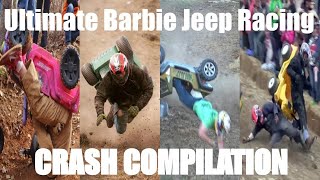 The ULTIMATE Barbie Jeep Racing Crash Compilation ( Over 150 crashes and highlights!)