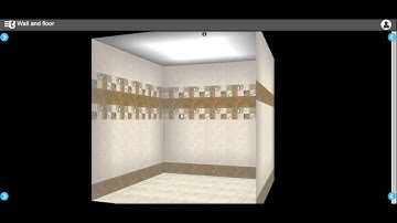 different light effect on tiles by wall and floor 3d tile visualizer