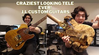 J.L Custom Guitars - Flamed Maple/Buckeye Burl With EPOXY! CRAZIEST LOOKING TELE EVER/PUBLIC SALE!