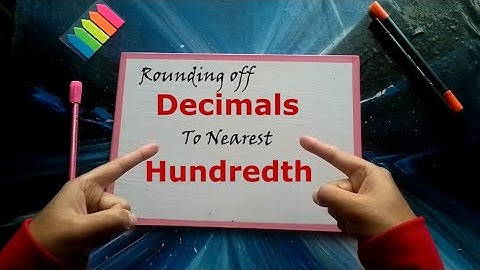 Rounding off Decimals to Hundredth Place | Decimals in Urdu
