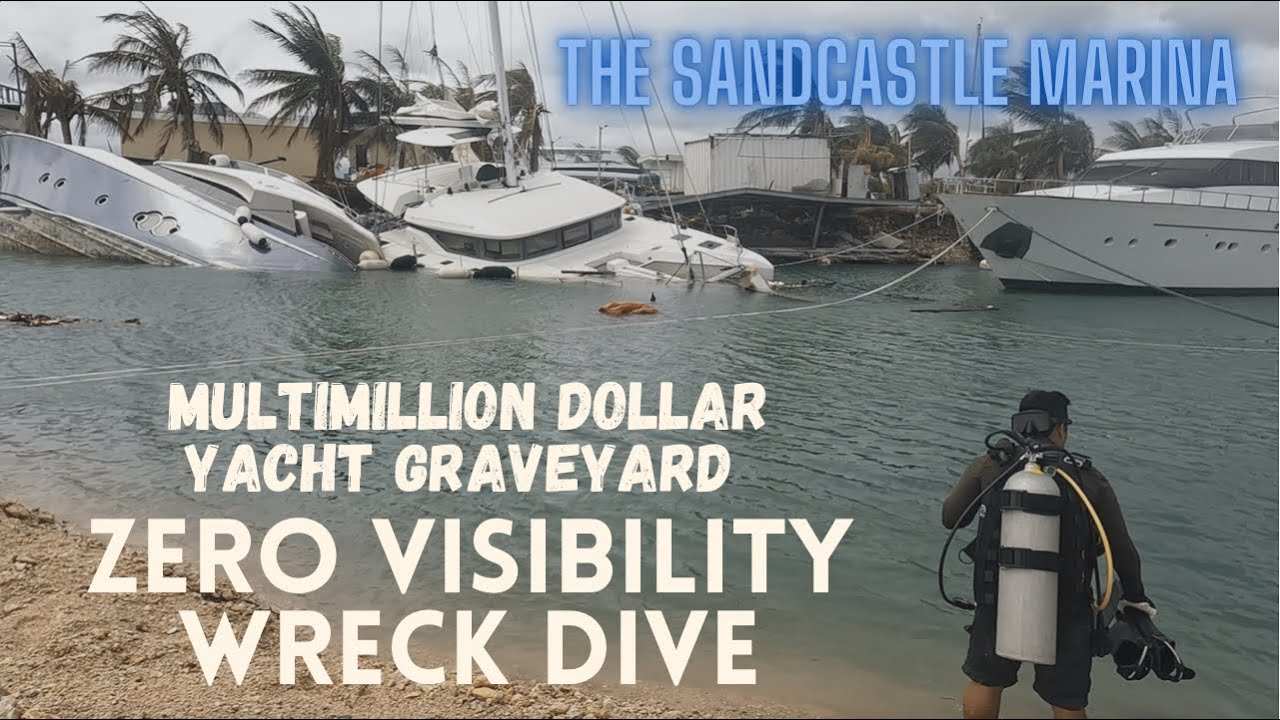 Scuba Wreck Diving Porters Cebu Philippines Typhoon Odette & the Multimillion Dollar Yacht Graveyard