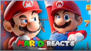 Mario Reacts To His Chris Pratt Voice (Super Mario Bros. Movie Trailer)