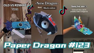 Dragon Puppet Crafts - Paper Dragon TikTok Compilation #123