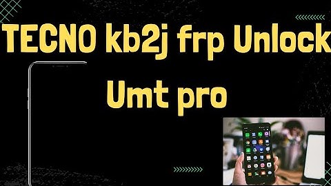 TECNO Camon IAce 2X KB2J FRP UNLOCK ONE CLICK UMT PRO UNLOCK