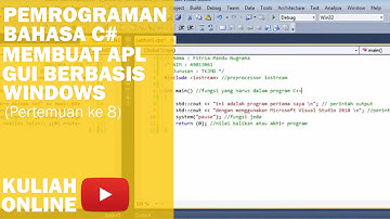 Tutorial Pemrograman C++ Membuat Program Aplikasi GUI Berbasis Windows (#8) : Kuliah Online
