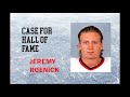 Case for the hall of fame jeremy roenick