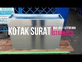 Custom mailbox (kotak surat stainless) sesuai keinginan